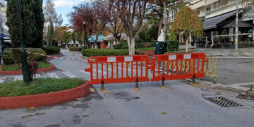 Πτολεμαΐδα: Μετ’ εμποδίων η κυκλοφορία των οχημάτων στο κέντρο της πόλης λόγω έκτακτων εργασιών