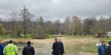 Στις πληγείσες περιοχές της Π.Ε. Καστοριάς ο Περιφερειάρχης και Αντιπεριφερειάρχες