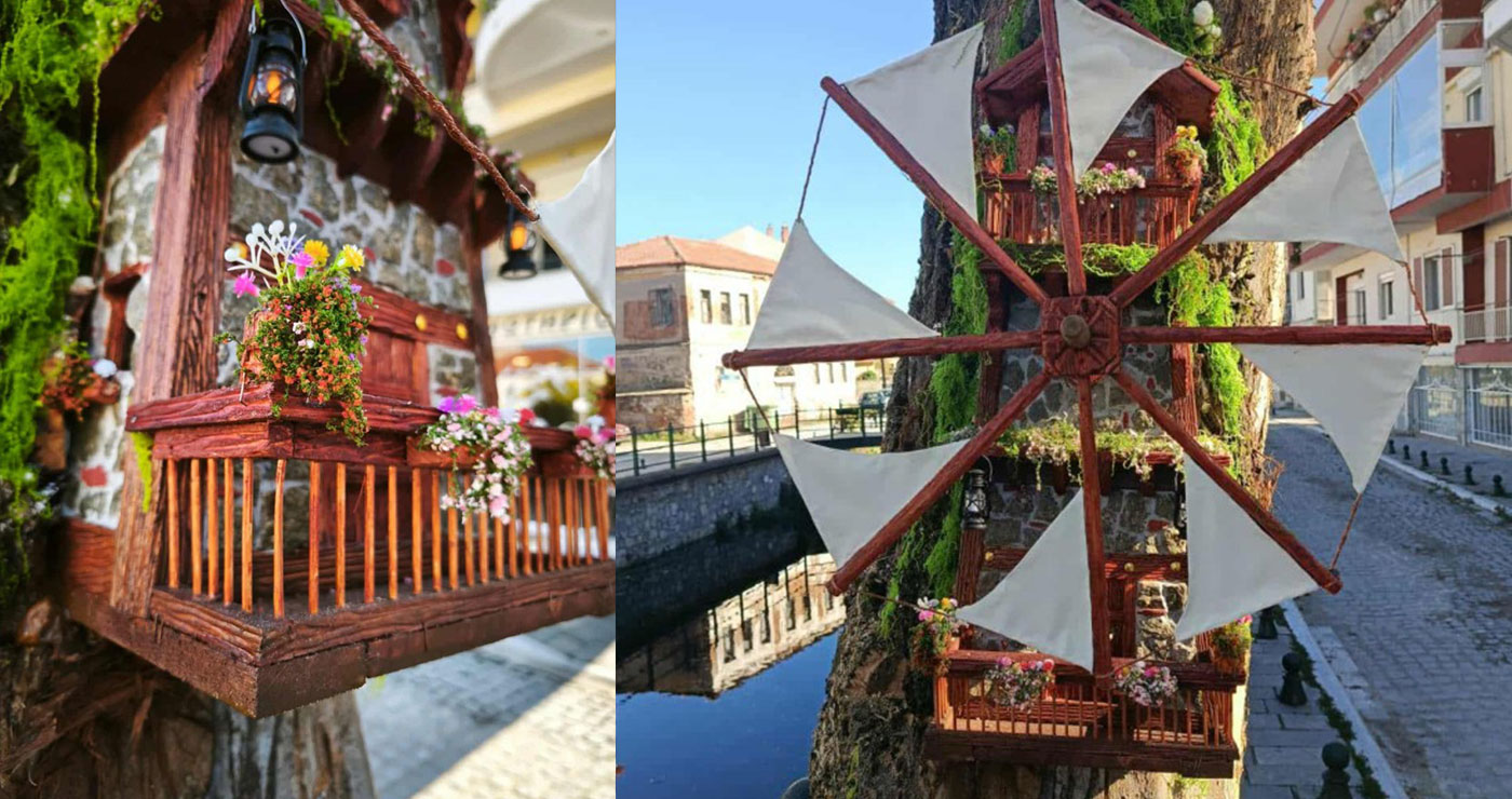 Φλώρινα: Κορμός “νεκρού” δέντρου έγινε καλλιτεχνική δημιουργία