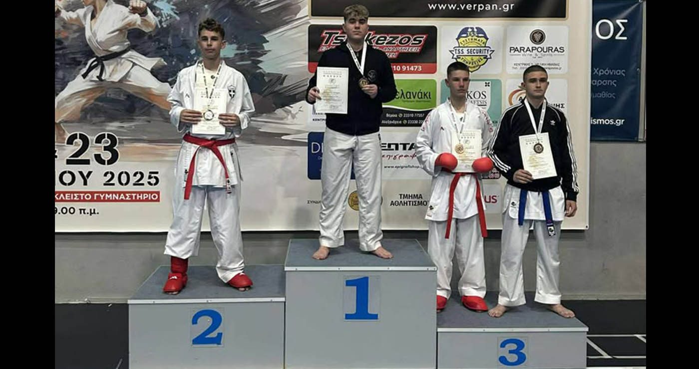 Πρωταθλητής Ελλάδος ο Παναγιώτης Λαζαρίδης από την Πτολεμαΐδα – Στην Κύπρο με τα χρώματα της Εθνικής