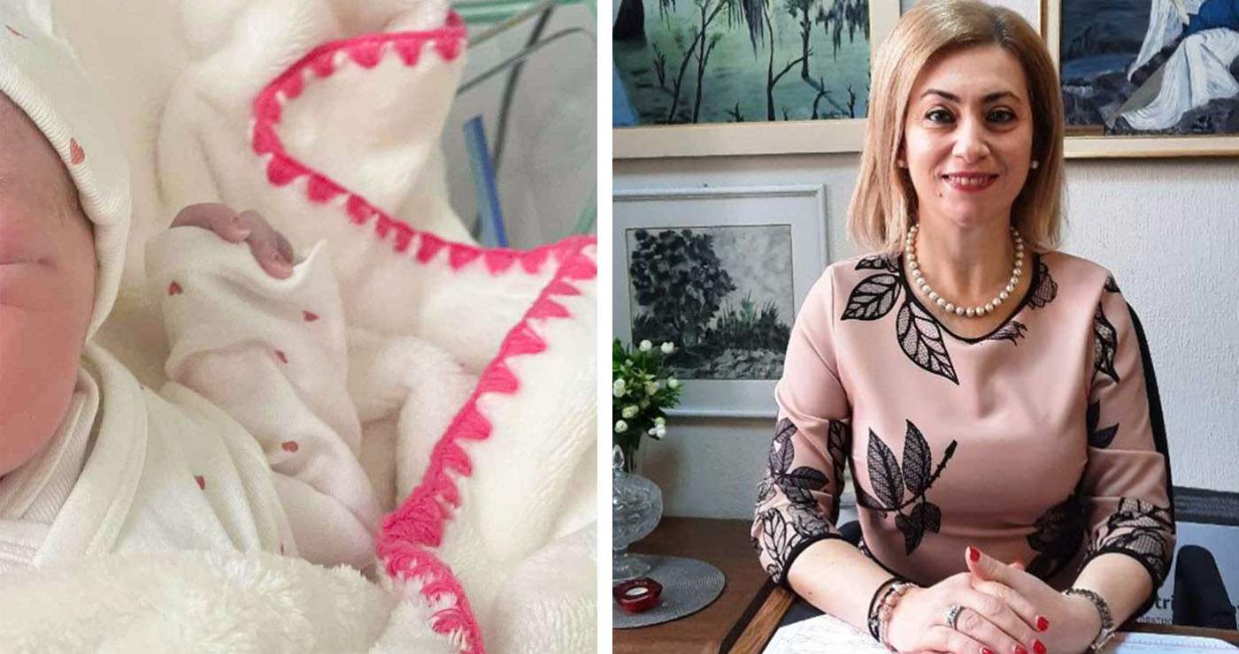 Για πρώτη φορά γιαγιά η Δημοτική Σύμβουλος και Πρόεδρος του Συλλόγου Πολυτέκνων Μαίρη Αντωνιάδου