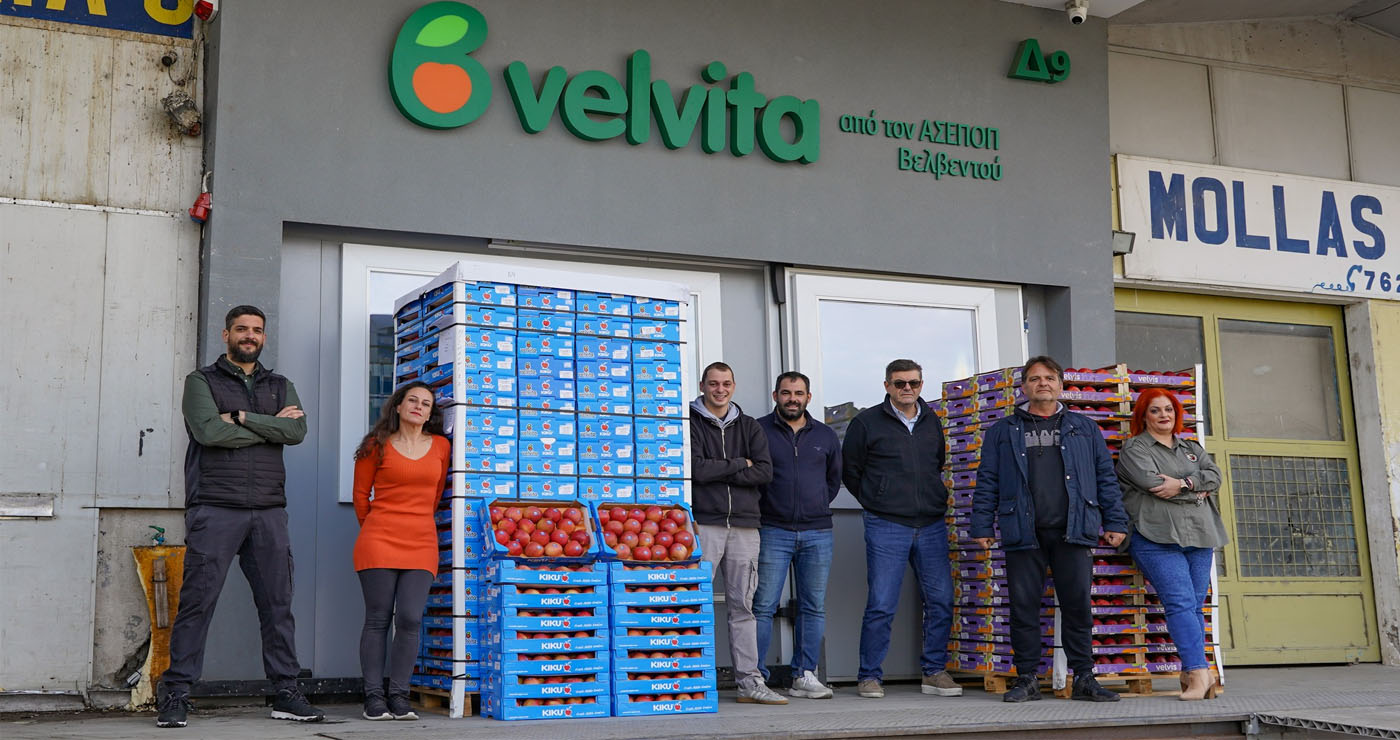 Τα μήλα KIKU από τον ΑΣΕΠΟΠ Βελβεντού ταξίδεψαν στη Θεσσαλονίκη (Φωτογραφίες)