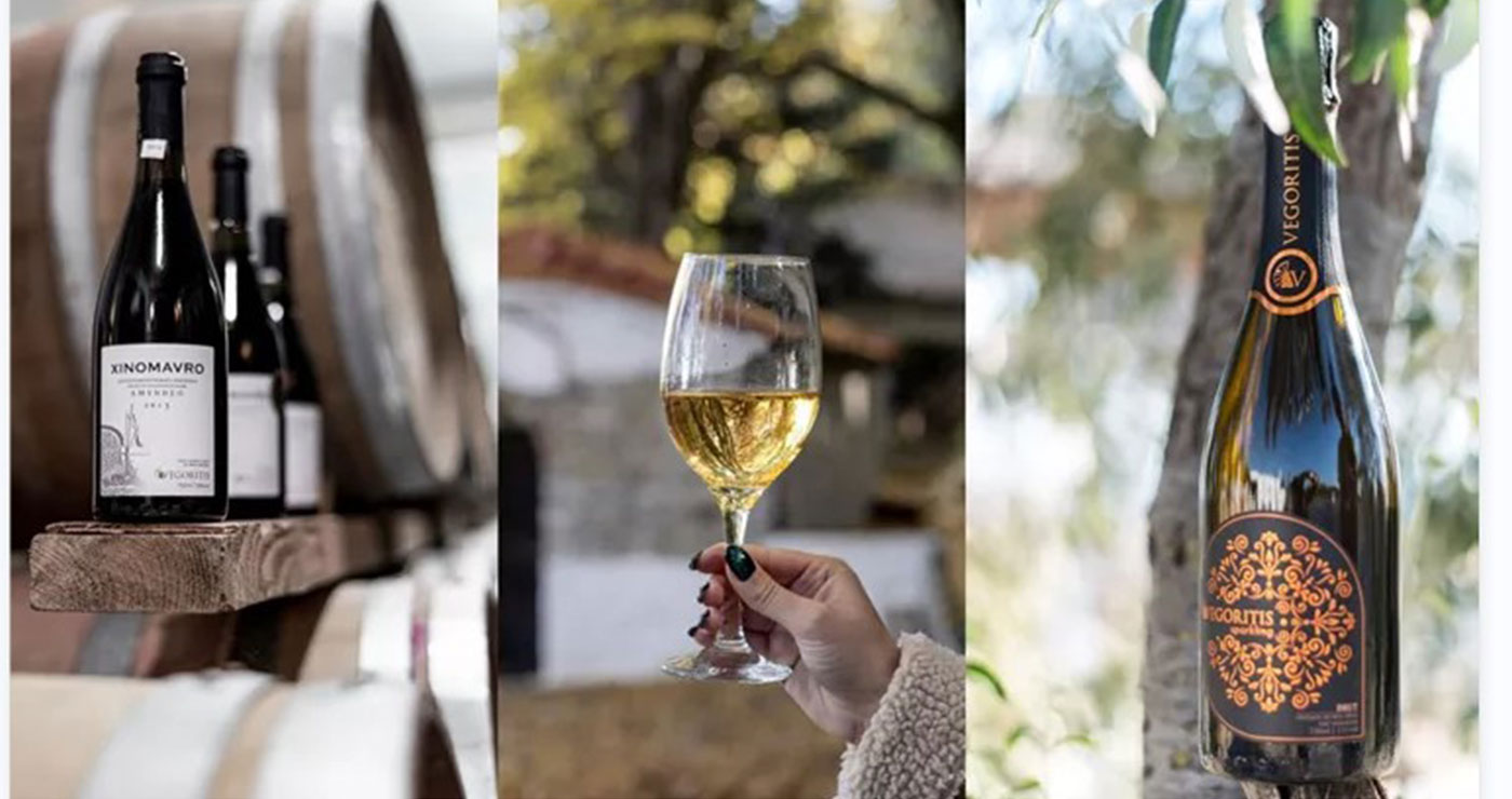 Δοκιμάζουμε δύο διαφορετικές “πτυχές” του Ξινόμαυρου από τον αμπελώνα των τεσσάρων Λιμνών