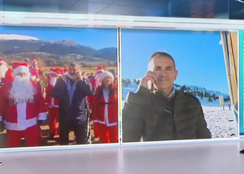 Χιονισμένη Πρωτοχρονιά σε Αράχωβα και Βασιλίτσα (Βίντεο)