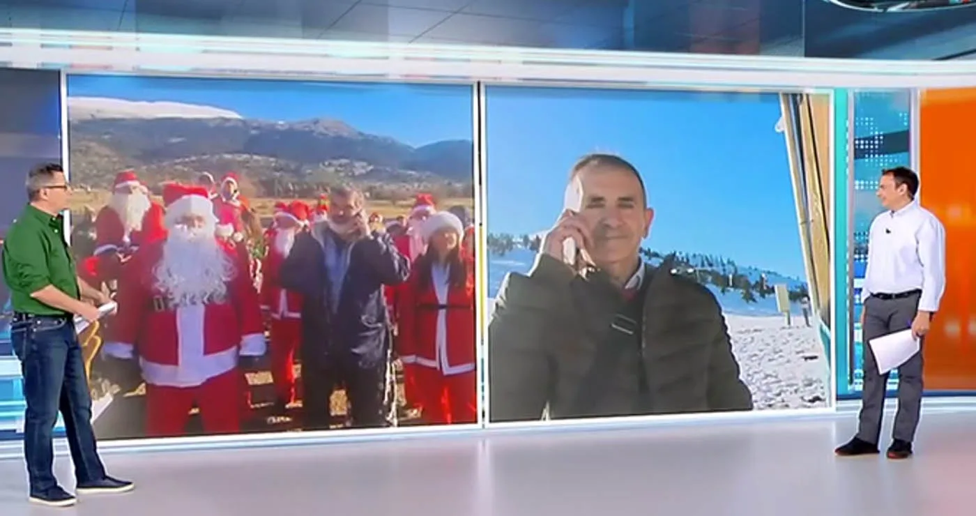 Χιονισμένη Πρωτοχρονιά σε Αράχωβα και Βασιλίτσα (Βίντεο)