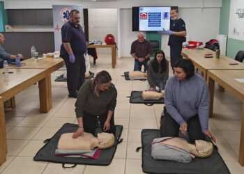 Εκπαίδευση Α’ Βοηθειών και ΚΑΡΠΑ στο προσωπικό της Κινητής Μονάδας Ψυχικής Υγείας Ν. Κοζάνης και Γρεβενών