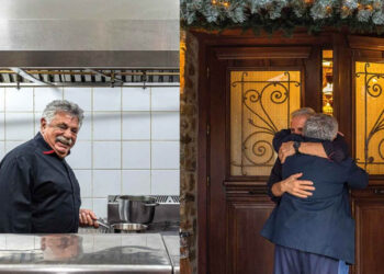 Χριστούγεννα στο Σκλήθρο, στου Θωμά το μαγαζί – Η επίσκεψη του σεφ Λευτέρη Λαζάρου στο αφιέρωμα του ΓΑΣΤΡΟΝΟΜΟΥ