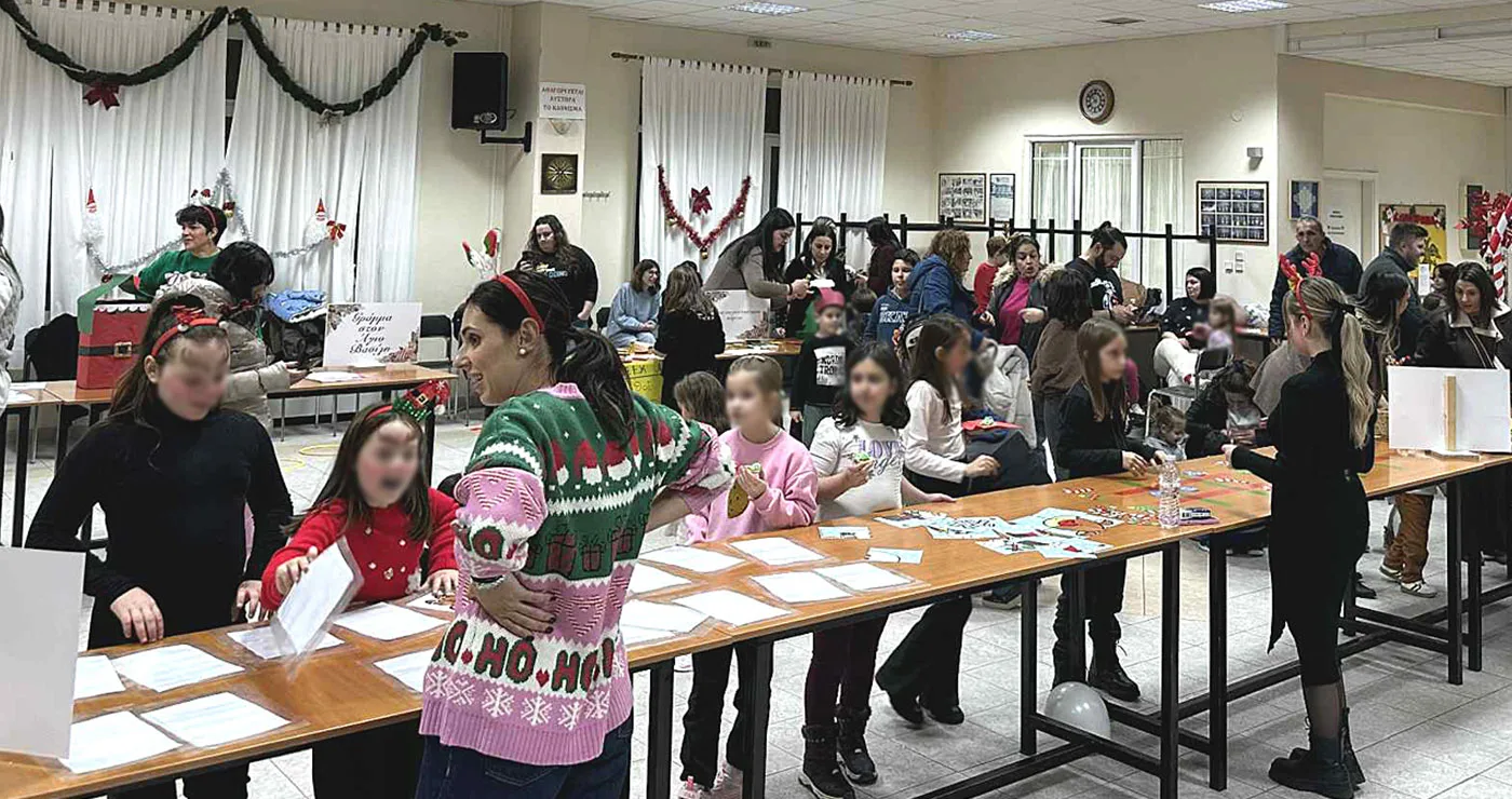 Πραγματοποιήθηκε η εκδήλωση Χριστουγεννιάτικο «Εργαστήρι του Άη Βασίλη» για τα παιδιά στο Αμύνταιο
