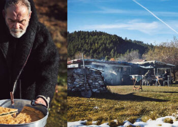 Χριστούγεννα στο Άνω Σέλι: μαγειρέματα σε μια βλάχικη καλύβα στο βουνό