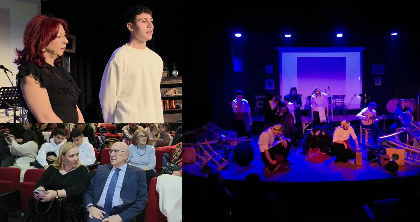 Συγκίνηση  προκάλεσε η παράσταση «Από Σμύρνη Πειραιά» του Συλλόγου Μικρασιατών Πτολεμαΐδας, που σκηνοθέτησε ο Μαθητής της Γ’ Λυκείου Στέλιος Βογιατζής! (ρεπορτάζ της Κούλας Πουλασιχίδου)