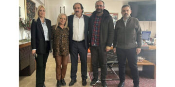 Χριστουγεννιάτικες επισκέψεις από τη ΔΕΕΠ Φλώρινας σε φορείς – Βασικό μέλημα η συνεργασία