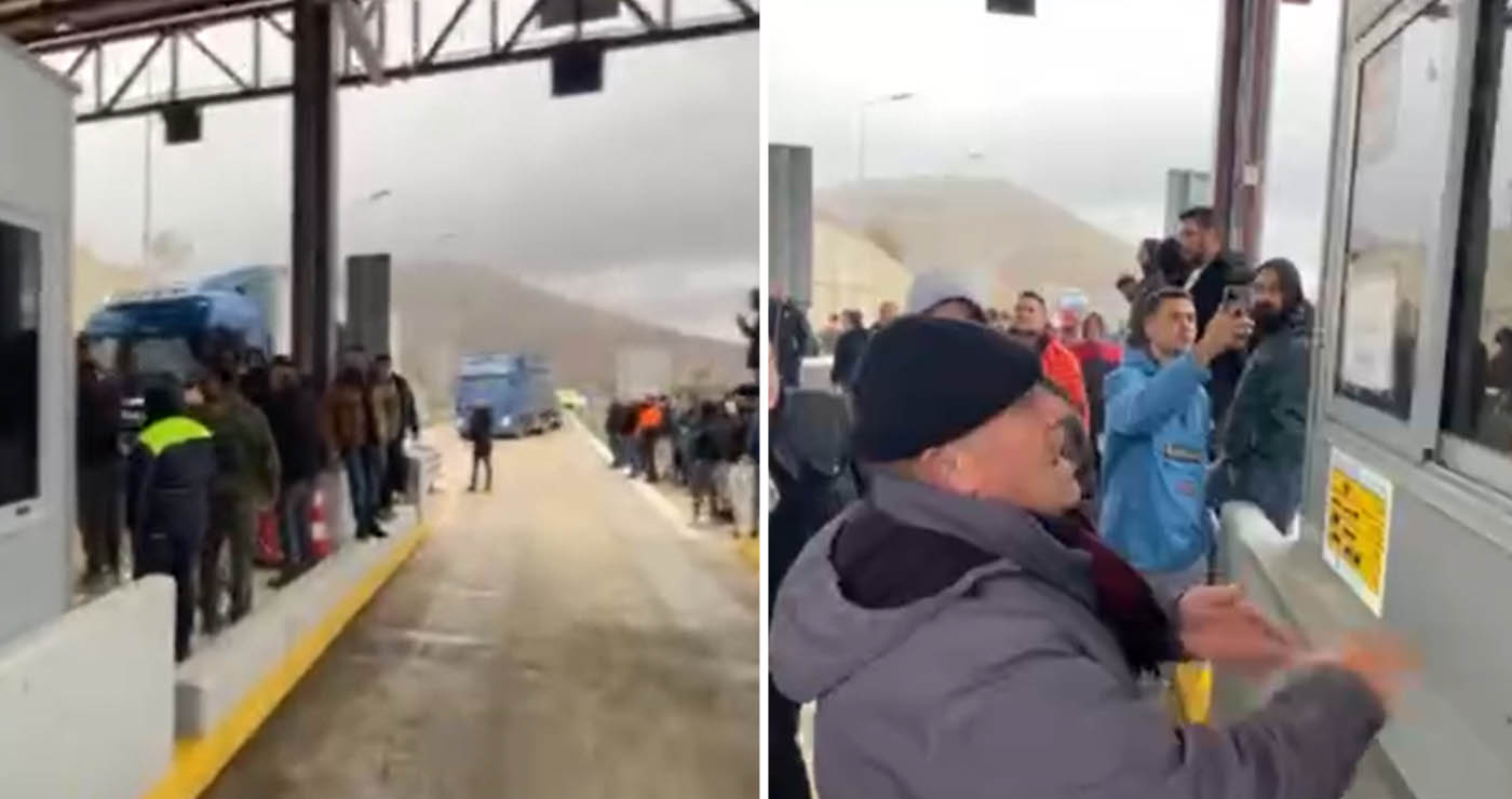 Άνοιξαν τα διόδια για όλους τους οδηγούς οι αγρότες – Χωρίς αντίτιμο η διέλευση (Βίντεο)