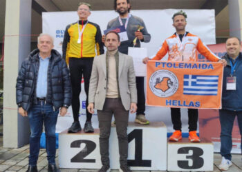 Ο Πτολεμαϊδιώτης Δημήτρης Κουτσουμπίδης ανέβηκε στο βάθρο του Μαραθώνιου Ολυμπίας (Φωτογραφίες)