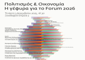 Εκδήλωση με τίτλο «Πολιτισμός και Οικονομία – Η γέφυρα για το Forum 2026» στην Αιανή από το Επιμελητήριο Κοζάνης και τον Εμπορικό Σύλλογο