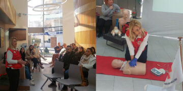 Με πρωτοβουλία του “Ιατρικού Πτολεμαΐδος”, περισσότερα από 70 άτομα του προσωπικού του και των υπολοίπων συνεργαζόμενων “Διαγνωστικών Κέντρων” της Δυτικής Μακεδονίας, ενημερώθηκαν για τις “Πρώτες Βοήθειες”, από το ΠΤ ΕΕΣ Πτολεμαΐδας! (ρεπορτάζ της Κούλας Πουλασιχίδου)