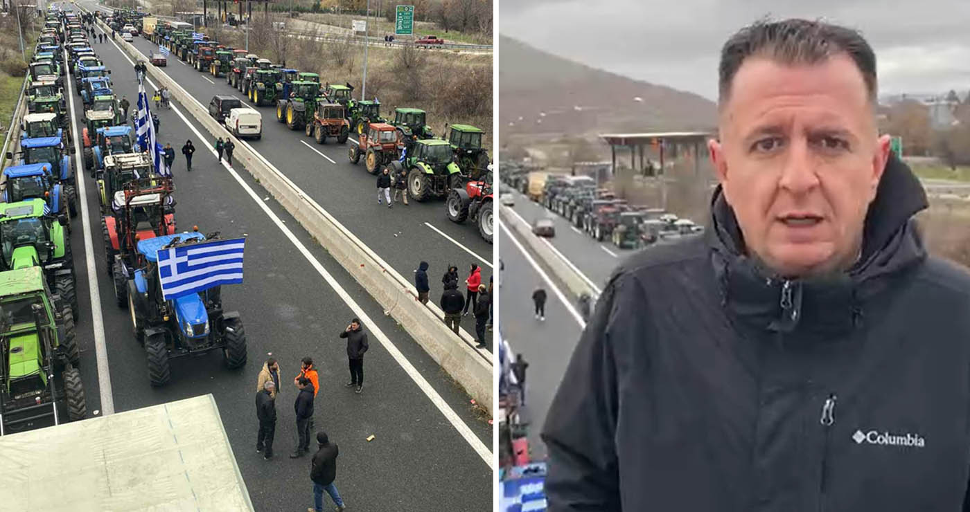 Ιστορική η κινητοποίηση: Πάνω από 400 τρακτέρ στο μπλόκο της Σιάτιστας – μεταδίδει ο Ζήσης Πιτσιάβας