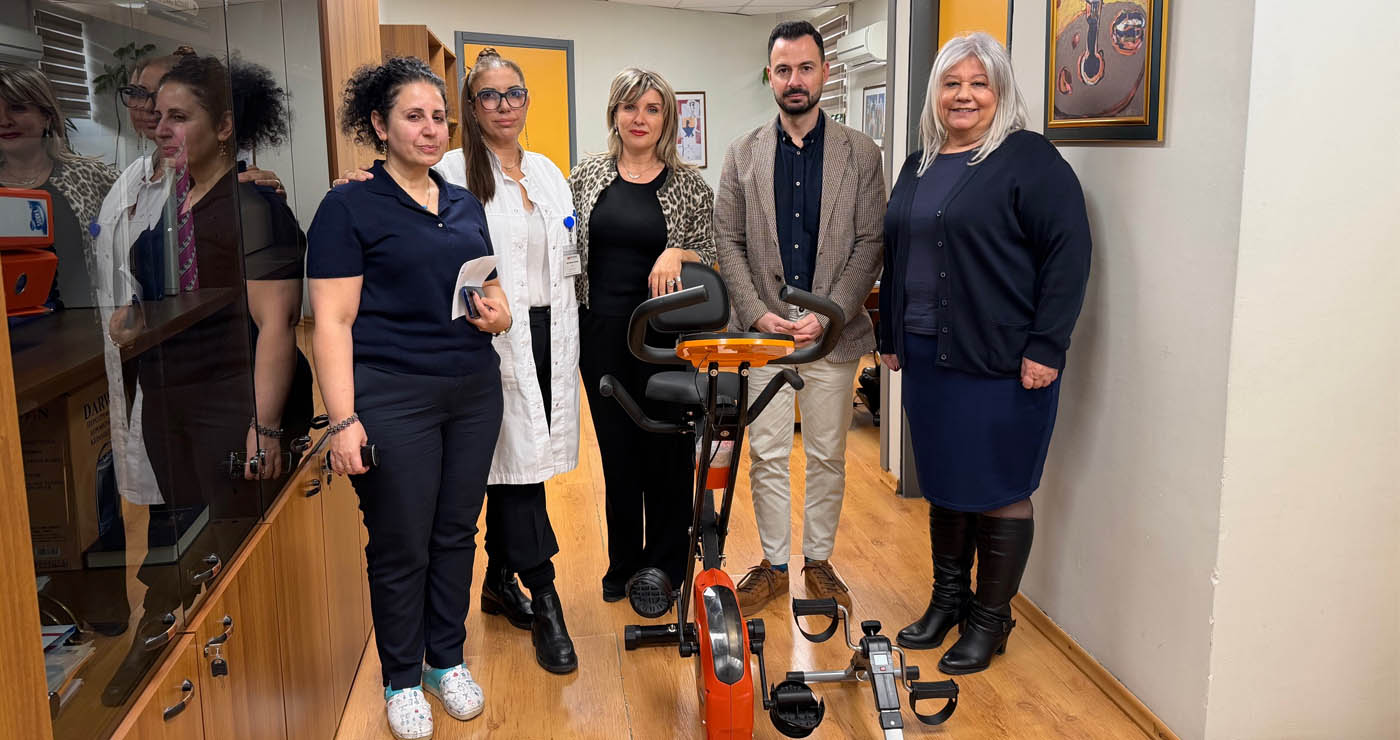 Δωρεά εξοπλισμού ήπιας άσκησης από το WinCancer στο Ογκολογικό και Νεφρολογικό Τμήμα του Μποδοσάκειου