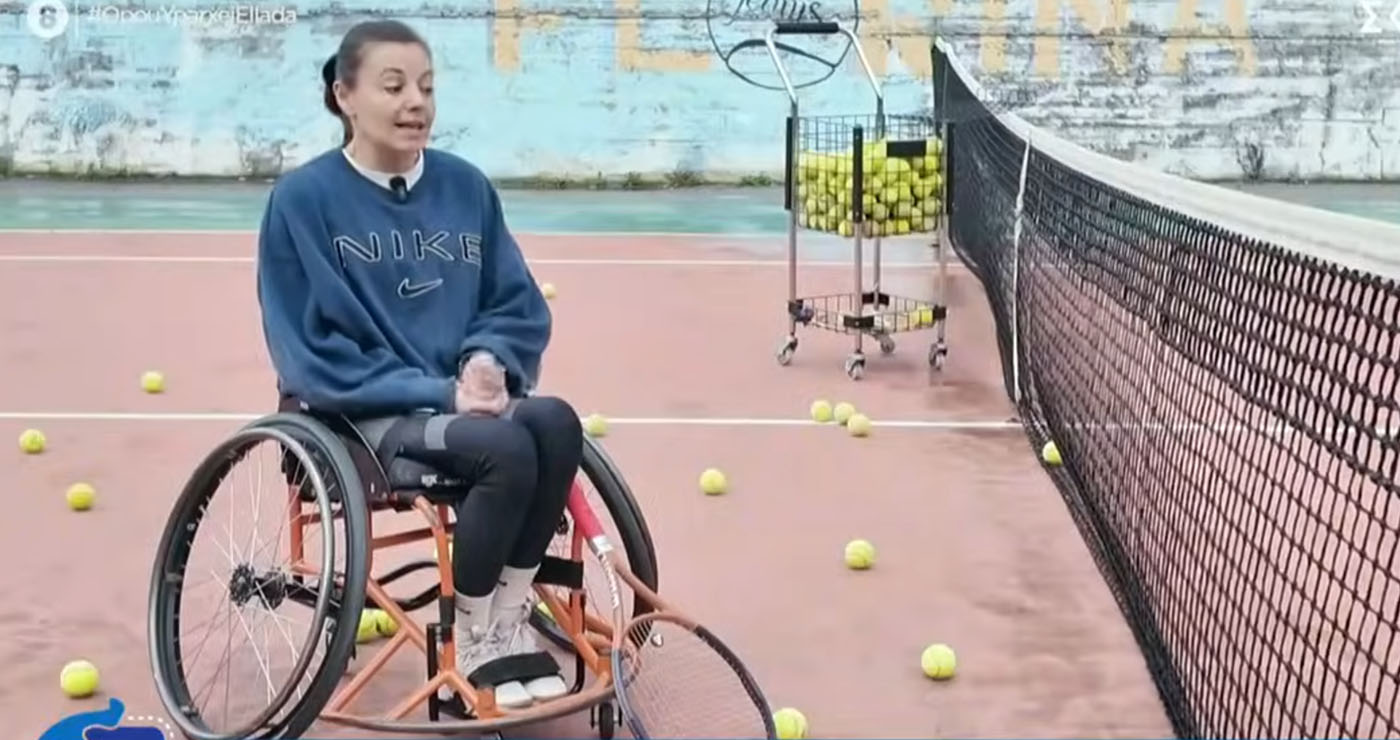 Το “Όπου Υπάρχει Ελλάδα” στην Καστοριά: Η πρώτη γυναίκα ΑΜΕΑ τενίστρια στην Ελλάδα