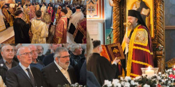 Με τη λαμπρή  παρουσία του Σεβασμιωτάτου Μητροπολήτου μας κ.κ Ειρηναίου εορτάζει και πανηγυρίζει το διήμερο 26 και 27 Δεκεμβρίου 2025, ο Ιερός Ναός Αγίου Στεφάνου και Οσίας Παρασκευής  Πτολεμαΐδας ! (ρεπορτάζ της Κούλας Πουλασιχίδου)