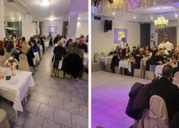 Η αίθουσα του Rose Garden υποδέχτηκε με επιτυχία τον πρώτο χορό του Συλλόγου Κομμωτών και Κουρέων Εορδαίας