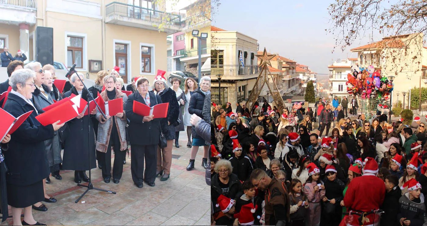 Τα Σέρβια γέμισαν κόκκινο, χαμόγελα και παιδικές φωνές στο Santa Run 2025