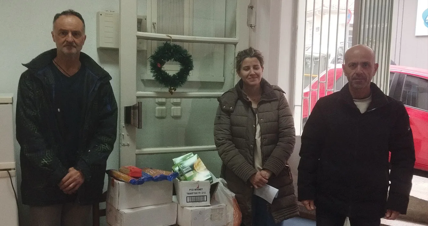 Τρόφιμα στο Συσσίτιο Απόρων του Δήμου Κοζάνης διέθεσε η Ένωση Στρατιωτικών ΠΕ Κοζάνης