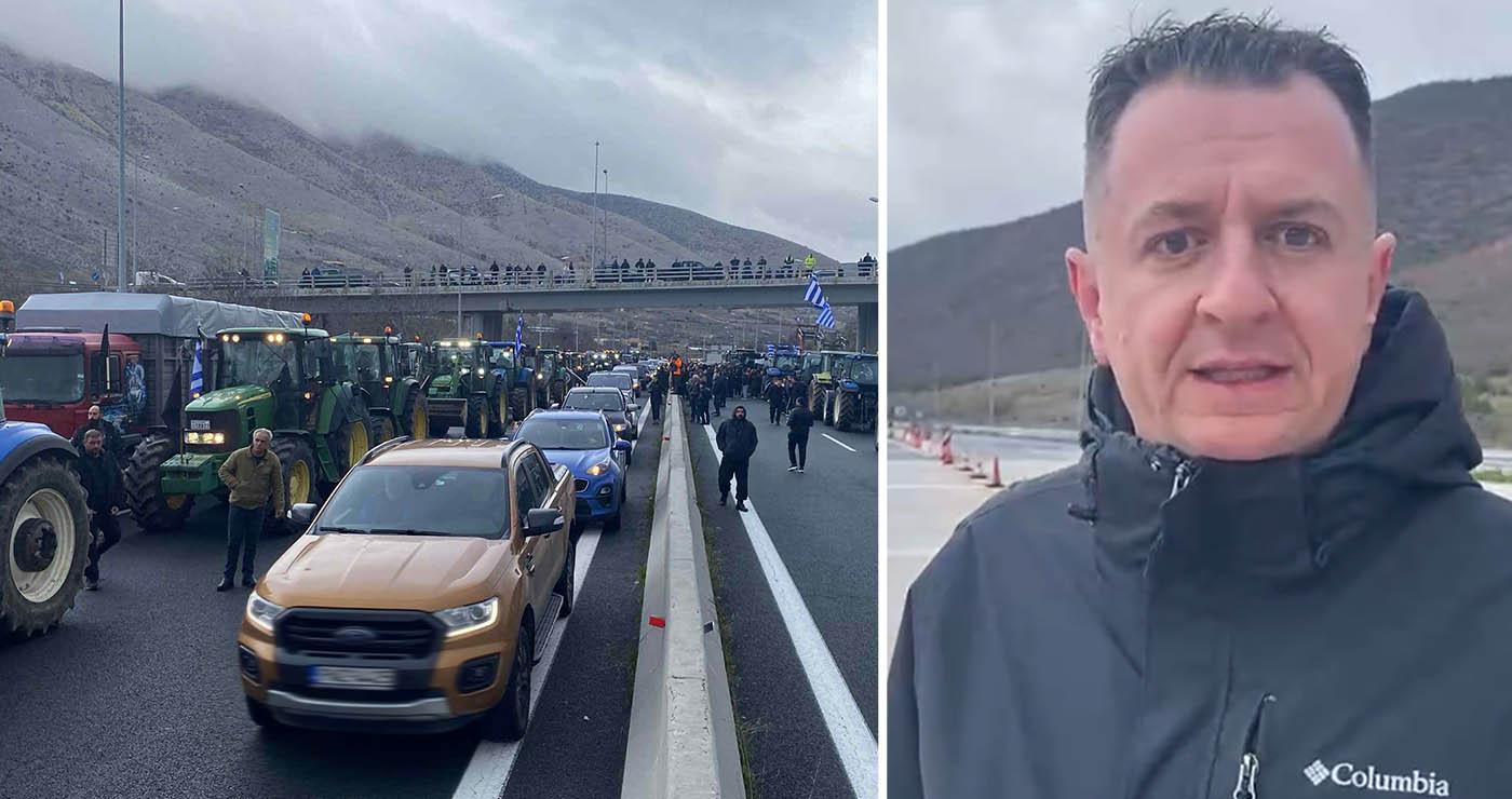 Οι αγρότες κατακλύζουν την Εγνατία – Ο Z. Πιτσιάβας περιγράφει την ιστορική κινητοποίηση