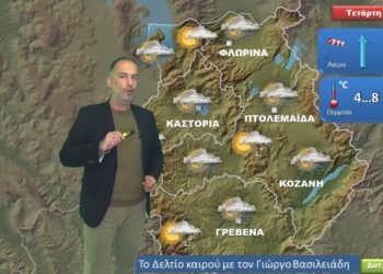 Γ. Βασιλειάδης: Τι καιρό φαίνεται πως θα κάνει τα Χριστούγεννα στη Δ. Μακεδονία (video)