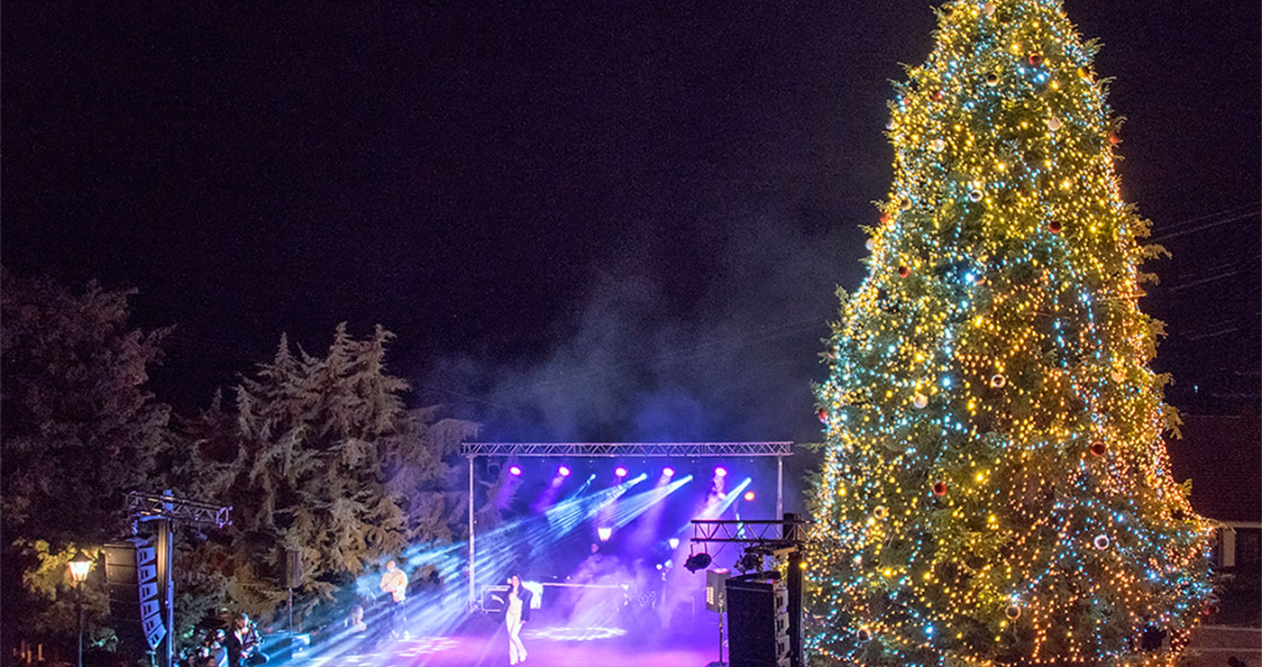 Γεμάτη λάμψη, μουσική και μαγεία η φωταγώγηση του Χριστουγεννιάτικου Δέντρου στη Σιάτιστα