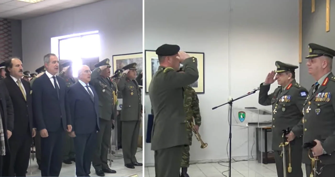 Η τελετή αλλαγής διοίκησης στην 9η Ταξιαρχία Κοζάνης (Βίντεο Top Channel)