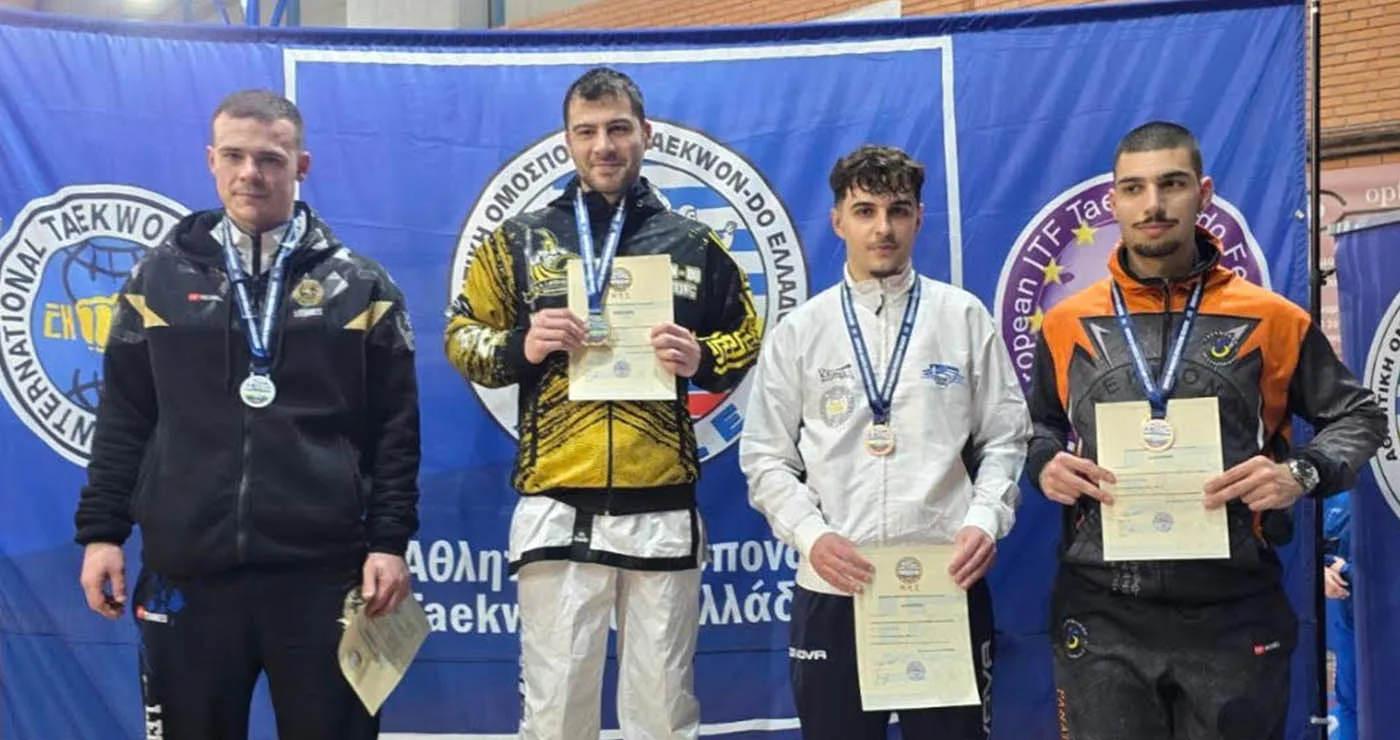 Σπουδαία διάκριση για αθλητή από το Αμύνταιο: Δεύτερος στο Πανελλήνιο Κύπελλο Taekwondo ITF