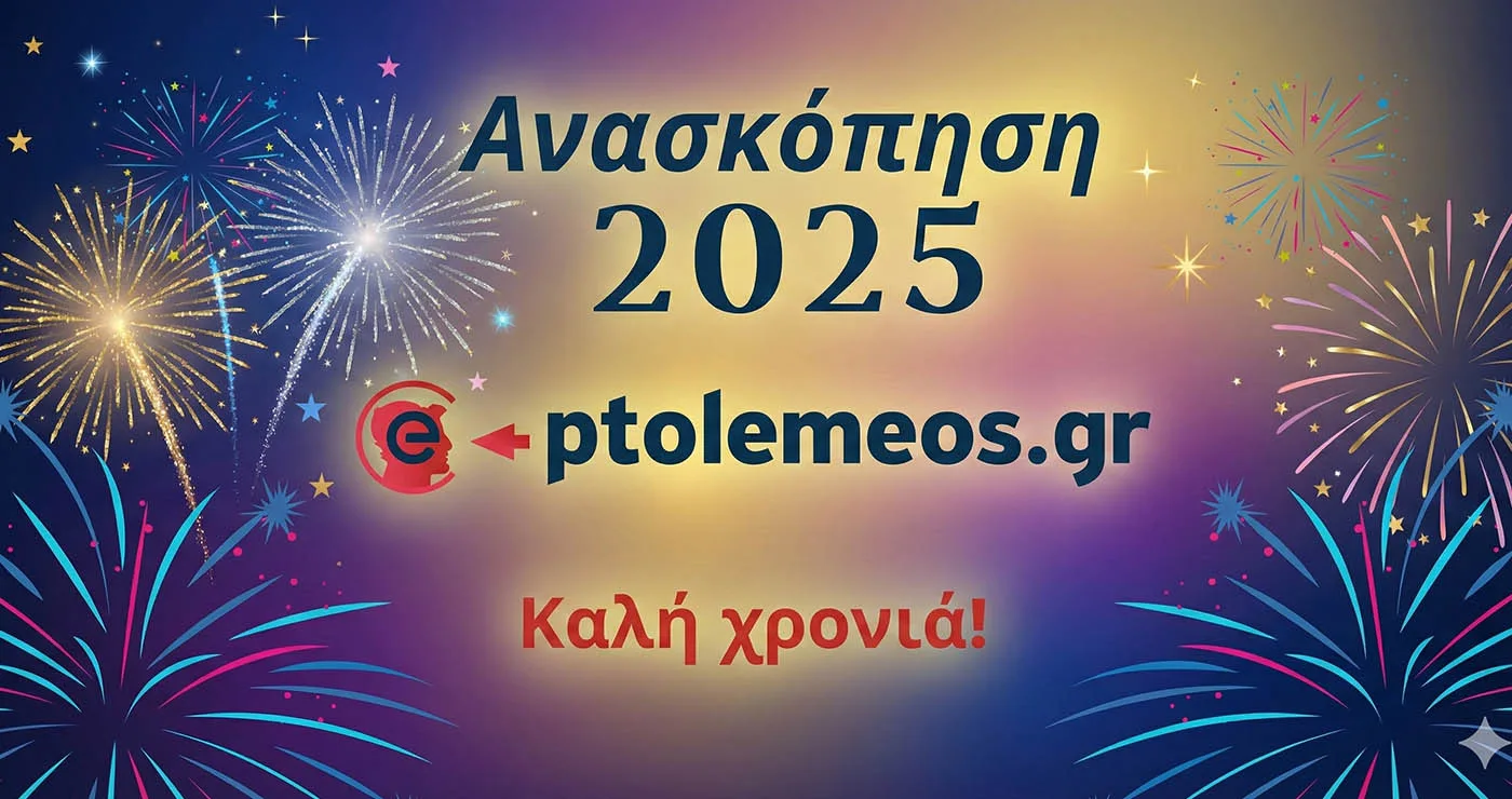 Ανασκόπηση του 2025 – Ποιες αναρτήσεις του E-PTOLEMEOS.GR ξεχωρίσατε μέσα στη χρονιά