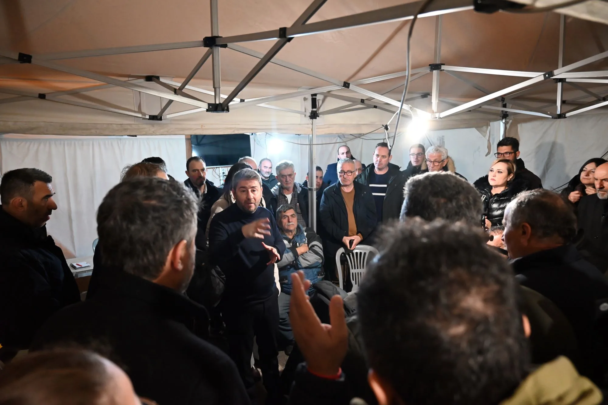 Ο Ν. Ανδρουλάκης στο μπλόκο της Σιάτιστας: “Διάλογος πρέπει να γίνει αλλά με ειλικρίνεια και αποτελέσματα. Όχι νέα κοροϊδία”