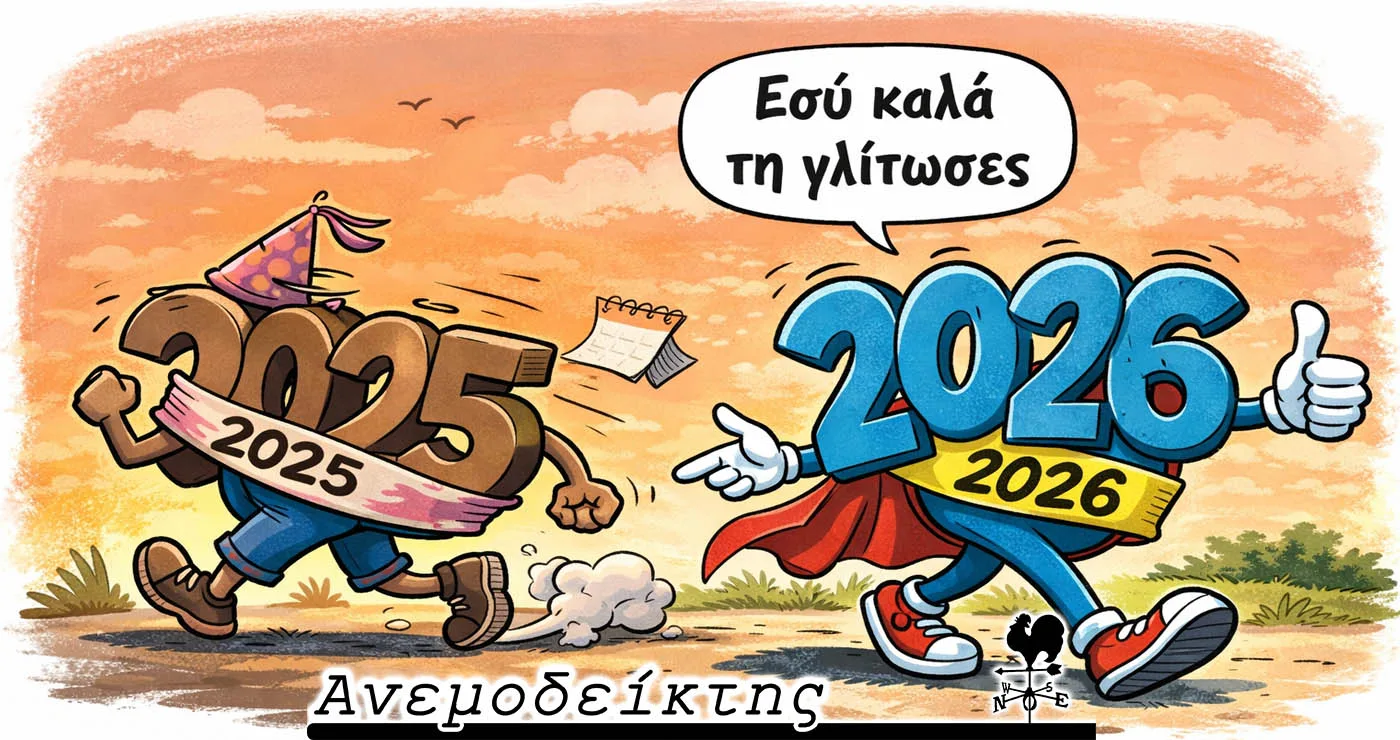 Το 2026 αντιμέτωπο με τα… νούμερα του 2025! – Ο Ανεμοδείκτης σχολιάζει (6/1)