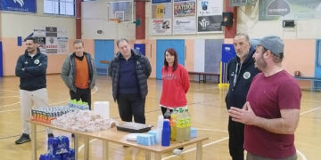 Σε γιορτινό κλίμα η «δεύτερη πράξη» της κοπής πίτας του Αρίων Πτολεμαΐδας