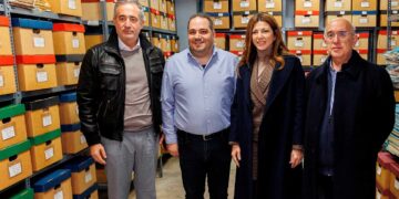 Επίσκεψη της Υπουργού Παιδείας Σοφίας Ζαχαράκη στα Γενικά Αρχεία του Κράτους Κοζάνης