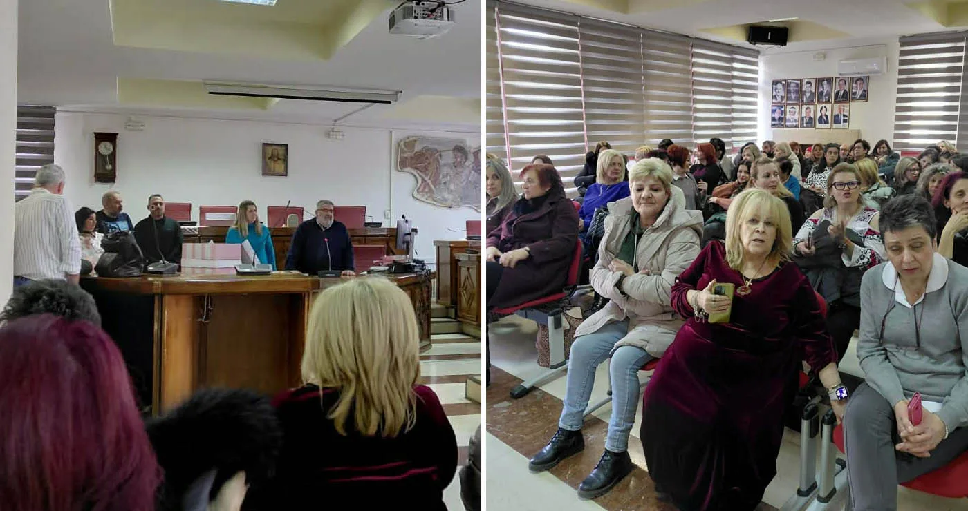 Παρουσία του Δημάρχου Εορδαίας οι εργαζόμενοι του Δήμου έκοψαν την παραδοσιακή Βασιλόπιτα ! (της Κούλας Πουλασιχίδου)