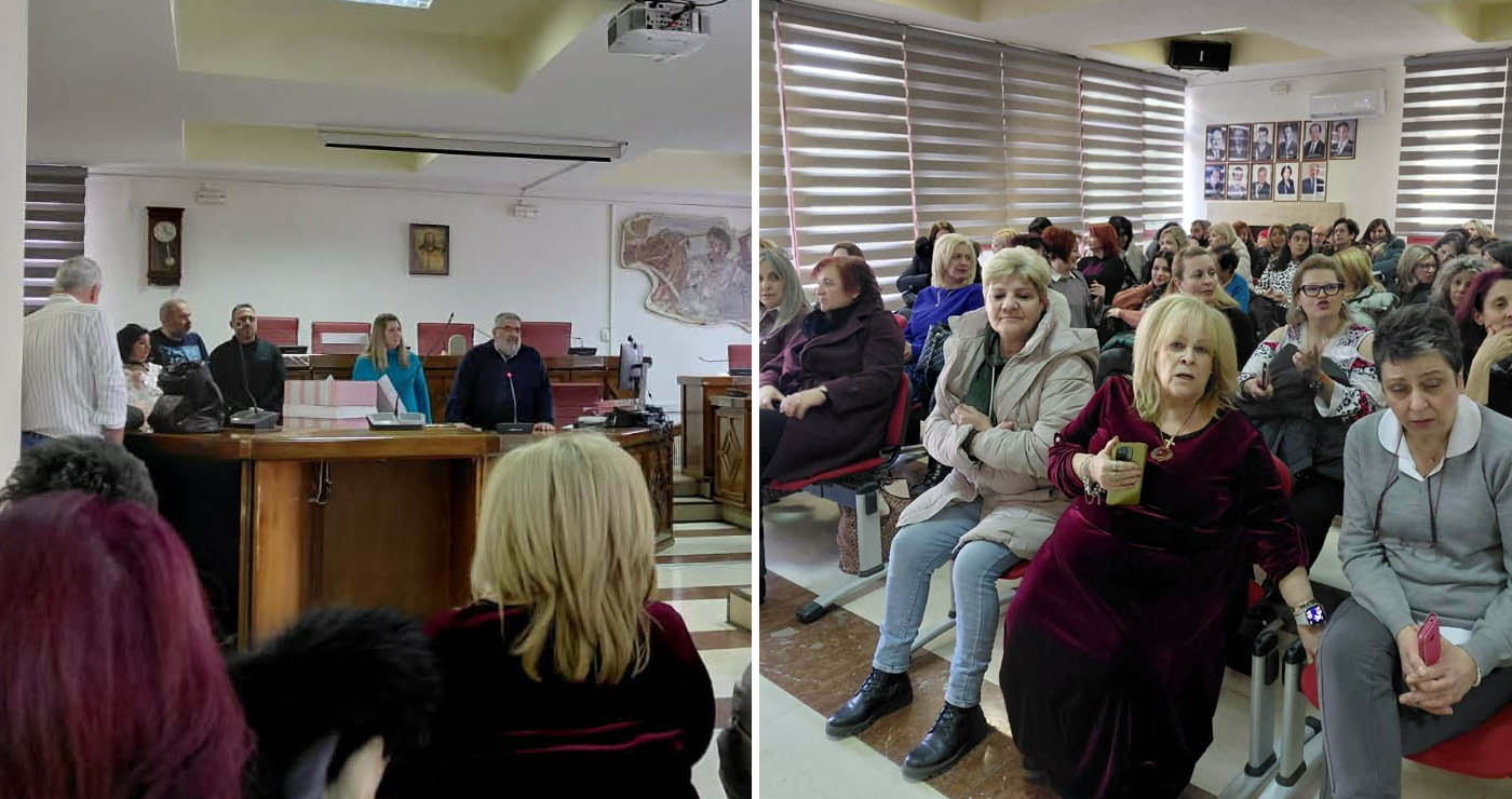 Παρουσία του Δημάρχου Εορδαίας οι εργαζόμενοι του Δήμου έκοψαν την παραδοσιακή Βασιλόπιτα ! (της Κούλας Πουλασιχίδου)