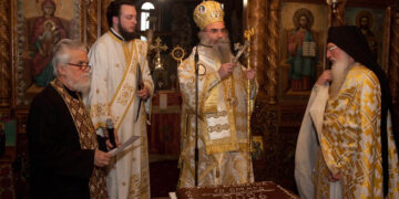 Βελβεντό: Ο Επίσκοπος Αμφιπόλεως Χριστοφόρος στον πανηγυρίζοντα Άγιο Διονύσιο (του παπαδάσκαλου Κωνσταντίνου Ι. Κώστα)