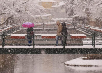 Μαγευτικό χιονισμένο τοπίο στη Φλώρινα (Εικόνα)