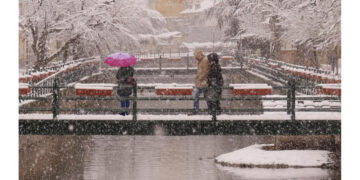 Μαγευτικό χιονισμένο τοπίο στη Φλώρινα (Εικόνα)