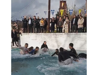 Εορτή των Θεοφανίων με καθαγιασμό υδάτων στο Φούφα Εορδαίας (Βίντεο)