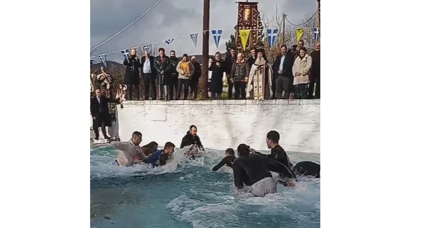 Εορτή των Θεοφανίων με καθαγιασμό υδάτων στο Φούφα Εορδαίας (Βίντεο)