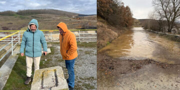 Μεγάλη άνοδος υδάτων στο φράγμα Περδίκκα – Κλείνει δρόμος