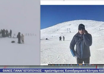 Είδαν «άσπρη μέρα» στο Καϊμάκτσαλαν, στους -15 η θερμοκρασία (Βίντεο)