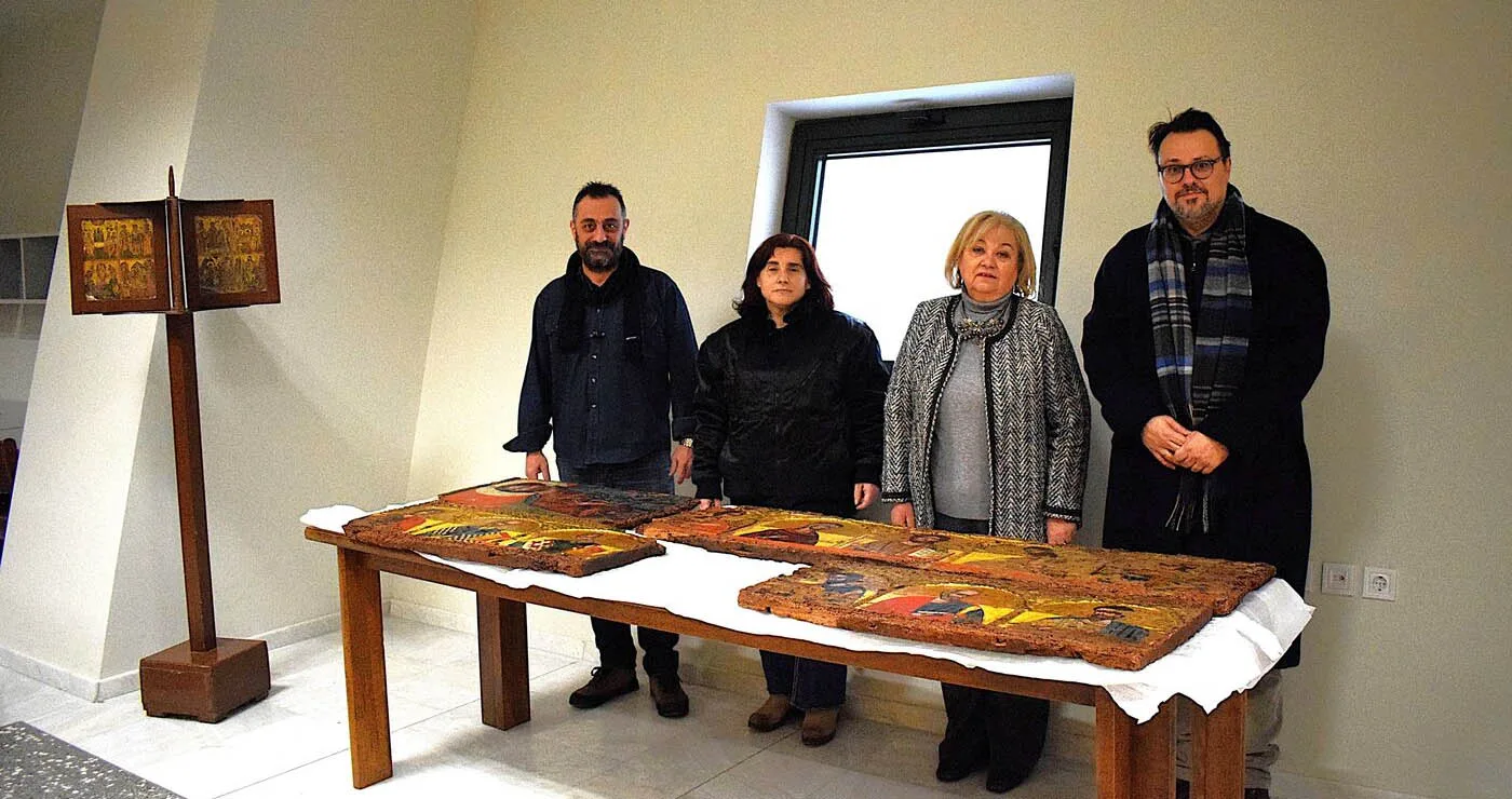 Συντήρηση κειμηλίων της Κοβενταρείου Δημοτικής Βιβλιοθήκης Κοζάνης (Φωτογραφίες)