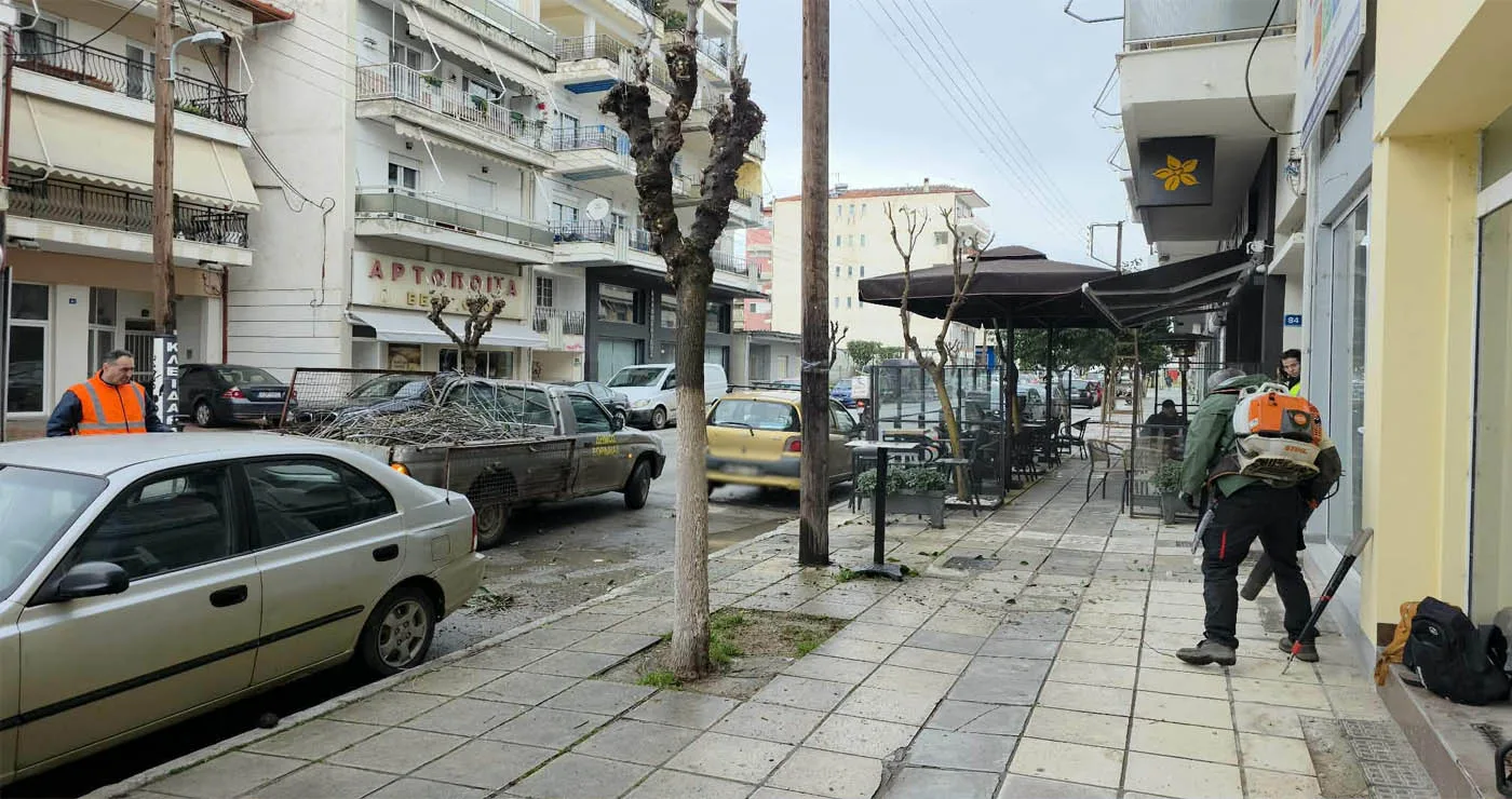Σε πλήρη εξέλιξη οι εργασίες κλαδέματος από την Αντιδημαρχία Πρασίνου στην Οδό 25ης Μαρτίου στην Πτολεμαΐδα (ρεπορτάζ της Κούλας Πουλασιχίδου)