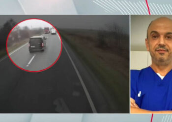 «Μπλόκαρε το τιμόνι κατά την προσπέραση» είπε ο τραυματίας οπαδός του ΠΑΟΚ στον Πτολεμαϊδιώτη γιατρό Δημήτρη Κούκουλα στο νοσοκομείο της Τιμισοάρα