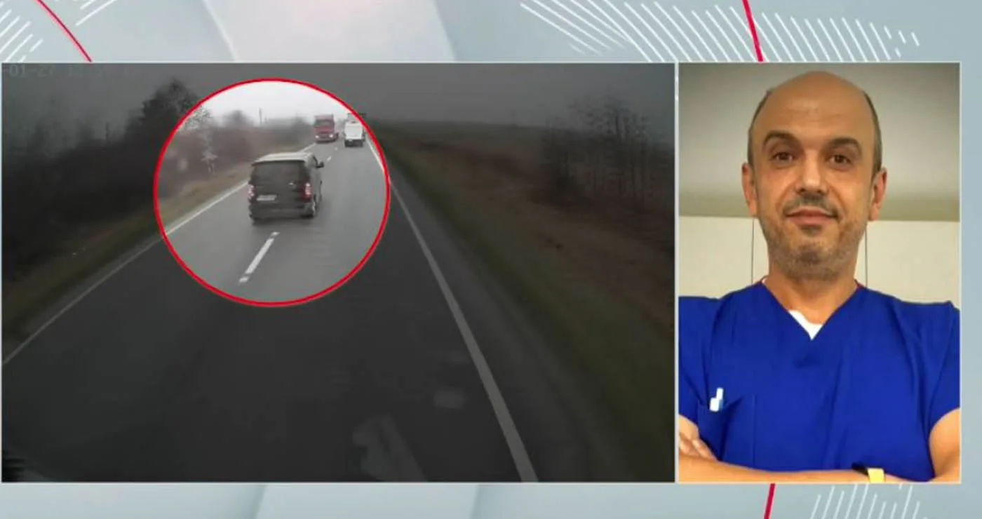 «Μπλόκαρε το τιμόνι κατά την προσπέραση» είπε ο τραυματίας οπαδός του ΠΑΟΚ στον Πτολεμαϊδιώτη γιατρό Δημήτρη Κουκούλα στο νοσοκομείο της Τιμισοάρα