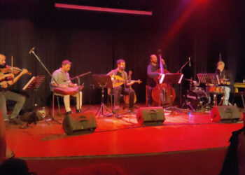 Πτολεμαΐδα: Καταχειροκροτήθηκε το κουιντέτο του Ιάκωβου Μωυσιάδη στην παρουσίαση του δίσκου του “Lydian Stone”